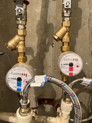 Замера водосчетчика